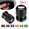 4pcs Car Wheel Tire Valve Caps Tyre Stem Covers Airdust Waterproof for Geely Atlas Coolray Emgrand EC7 EC8 X7 EX7 CK2 Valve Stems 1