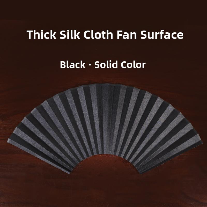 Luminous Handmade DIY Ancient Chinese Sle Blank Fan Xuan Paper Silk Cloth Night Light Hanfu Accories Student Home Daily Use