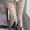 Frühling Sommer Hahnentritt Seidenstrümpfe - Damen Sexy Schwarze Rautennetz Anti-Aufreißstrumpfhose