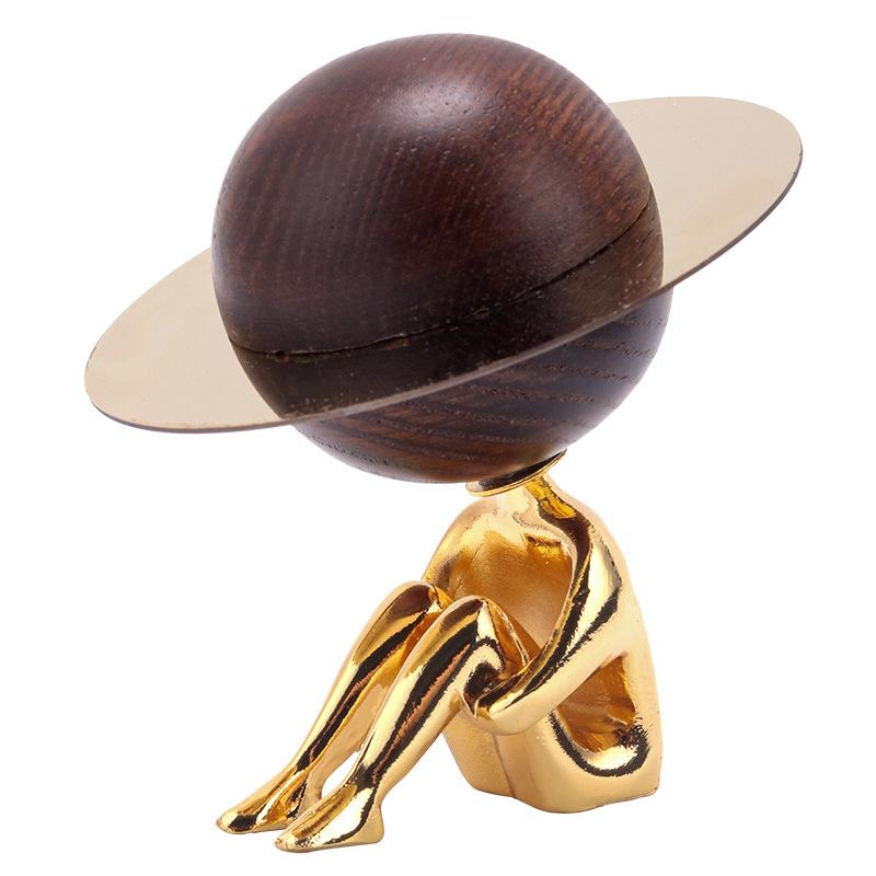 

Современное искусство Креативный астероидный персонаж Ароматерапия Диффузор Украшения Модель Номер Отель Bed and Breakfast Спальня Украшения