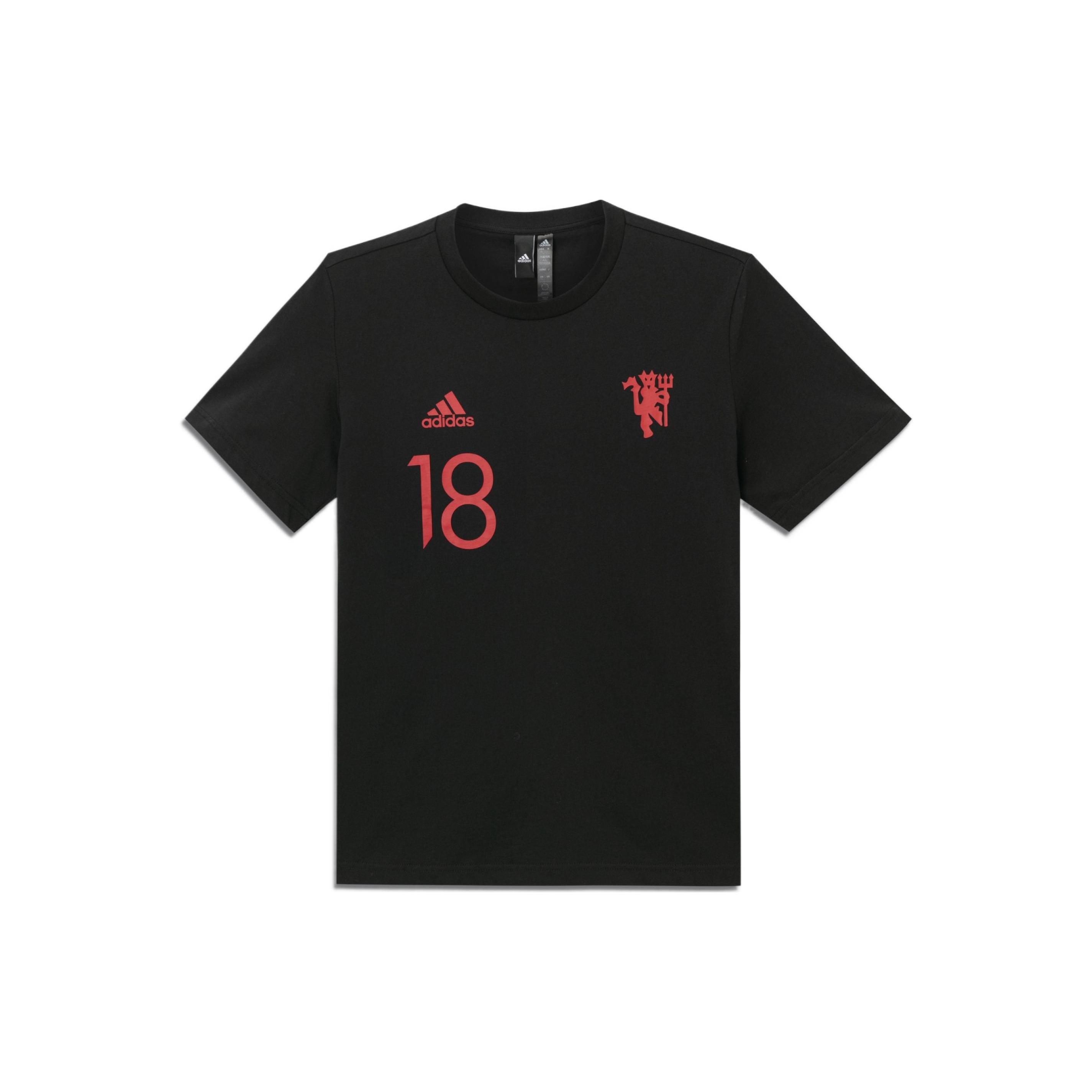 Adidas Manchester United Soccer Jerseys Men s Black Moderate Straight Fit IB8541 L