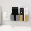 Wall Mount Phone Plug Holder Mobile Phone Charging Stand Air Conditioner TV Remote Control Storage Box Home Storage Holders Rack
