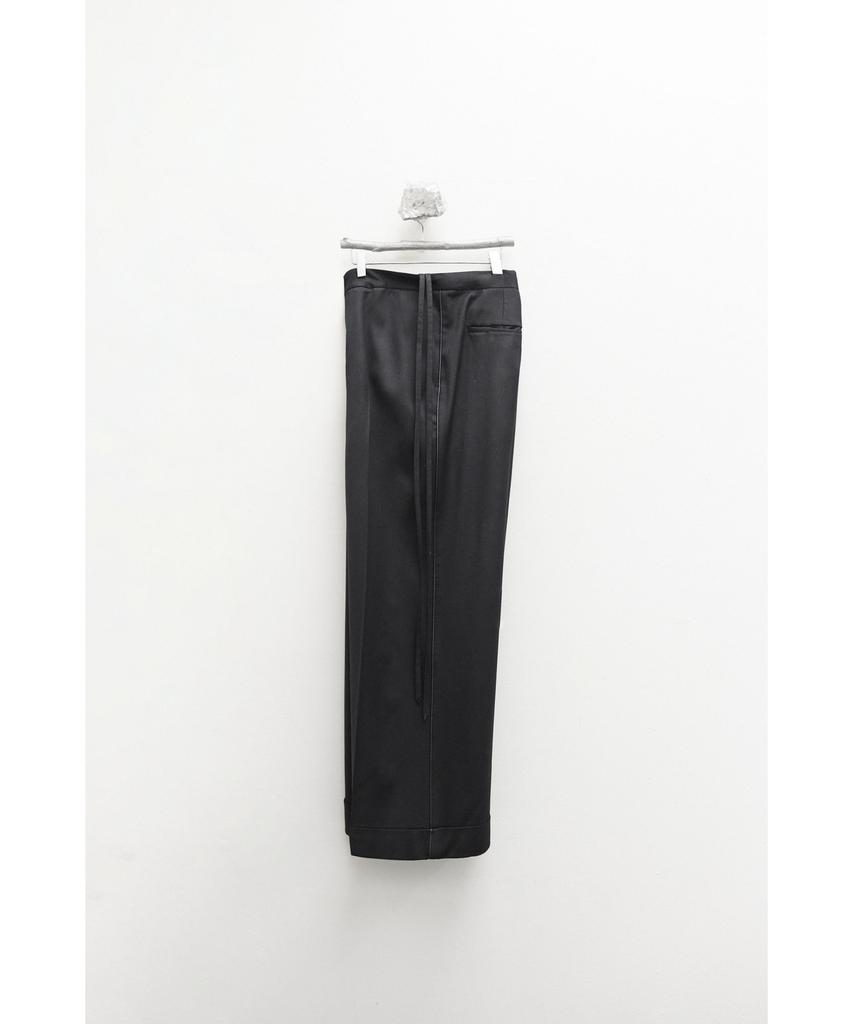 YOUTH String Wide Pants - Black