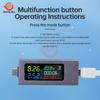 Type-C Tester DC 1.1-11V 1-8A Digital Voltmeter Amperimetro Voltage Current Meter Ammeter Detector Power Bank Charger Indicator