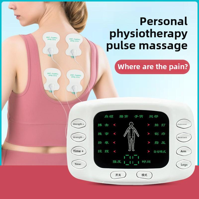 Dual Output Meridian Massager, Multi-functional Color Screen Meridian Massager, Electronic Pulse Color Screen Physiotherapy Instrument