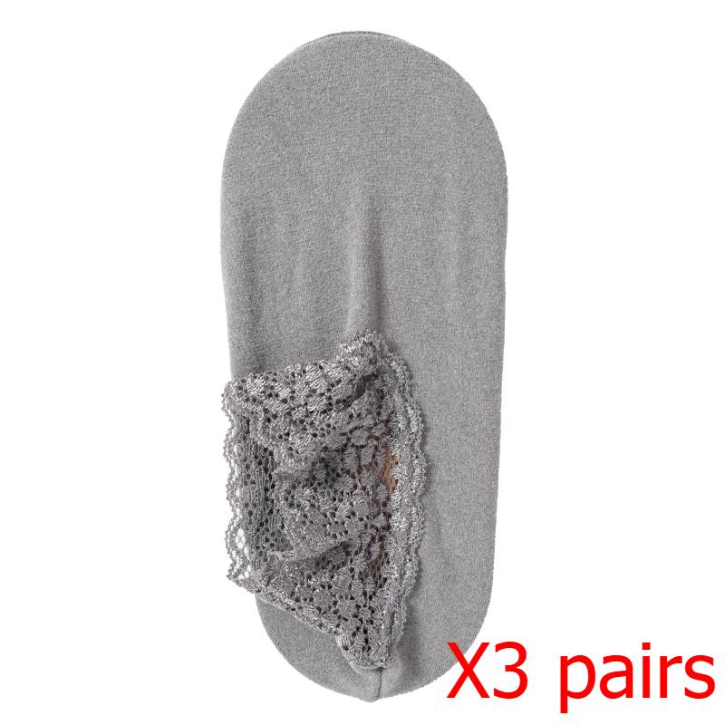 Women's Autumn Winter Thickened Warm Fleece Socks Lace Ankle Socks Non-slip Floor Socks