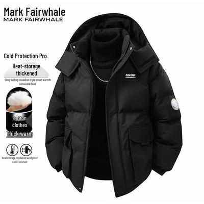 Mark Fairwhale Men's Casual Hooded Padded Jacket