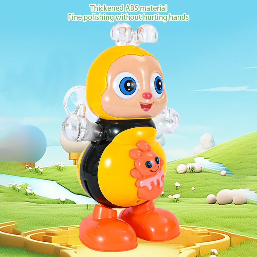 Gesangsspielzeug Cartoon Biene Elektrisches Spielzeug Mit Ton Blitzlicht Singen Tanzen für Mädchen Jungen Kinder Elektronische Haustiere Musikspielzeug Geschenke