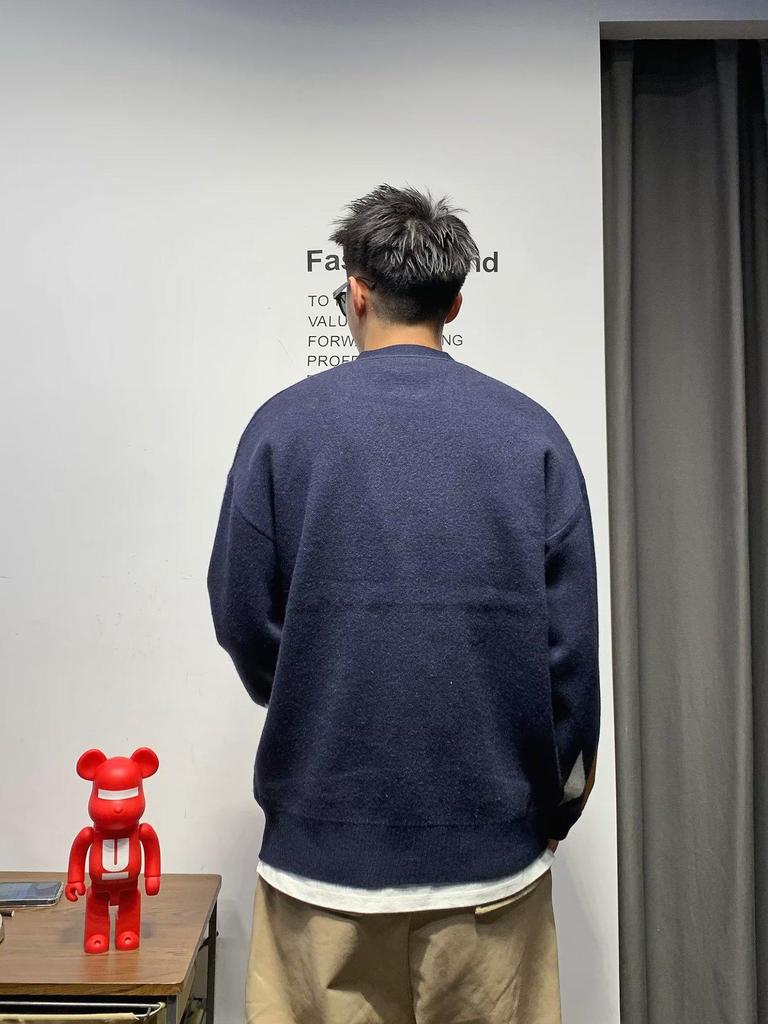 Cardigan en maille tendance coupe ample pour homme - Style Hong Kong High Street Printemps