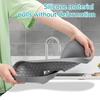 Bandeja topper do tanque do toalete multi-funcional oco antiderrapante silicone grande dreno rápido vaidade organizador de armazenamento titular suprimentos do banheiro