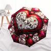 Stained Heart: Love You DesignUmbrella, Portable 3-Fold Compact Umbrella for Men & Women Gift