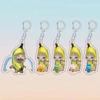 Practical Lovely Animal Banana Cats Keychain Small Pendant Versatile Daily Accessories for Home and Office Decoration