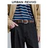 UR 2026 Men's Fashion Retro Colorblock Lapel Jacket
