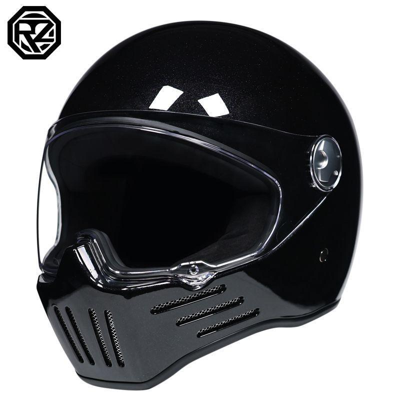 

Cruising Harley Retro Helmet Men Women s Full Personality Skeleton Four-season Electric Vehicle Can Be Installed With Bluetooth Ghost Knight XXL