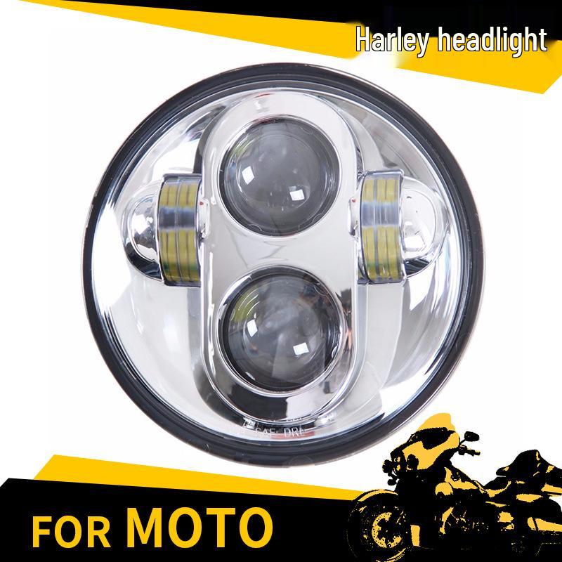 

Светодиодная фара Harley 5,75 дюйма: Ближний/Дальний свет, Супер яркий, Идеально для модификации мотоцикла чёрный