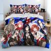 Zero Two DARLING In The FRANXX Cartoon Comforter Bedding Set,Duvet Cover Bed Set Quilt Cover Pillowcase,Queen Size Bedding Set