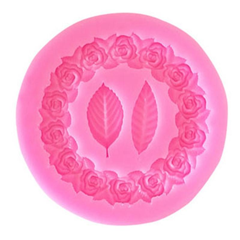 

Силиконовая форма Лист Аксессуары для украшения торта Форма для шоколада розовый