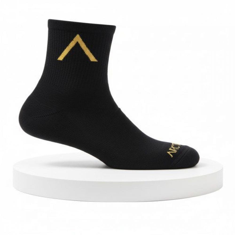 

Arc Teryx Merino Wool Lightweight Crew Sock Aemfux6673bqm BLACK/QUANTUM/S (before and after 220 to 235 mm)