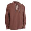 Herren Gotisches Krieger Langarm Mittelalter Renaissance Hemd