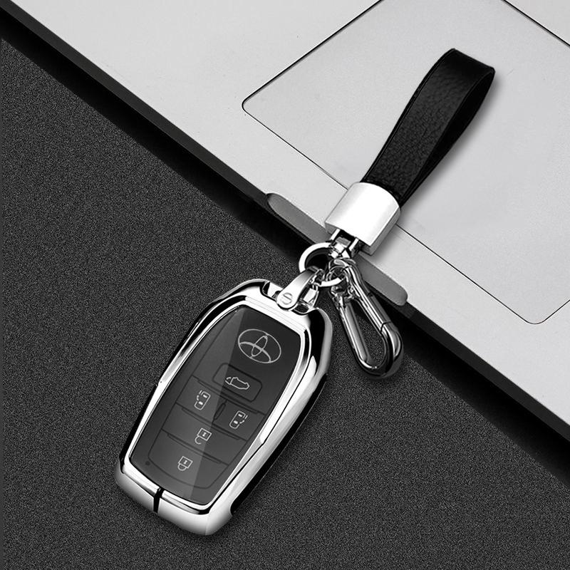 Toyota Sienna 5-Button Key Fob Metal Protective Case for Men