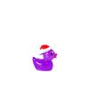 Mini Luminous Christmas Duckling Ornament – Cartoon Resin Decorative Craft