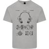 Headphones Patent Blueprint Dance Music DJ Unisexs Light Cotton TShirt