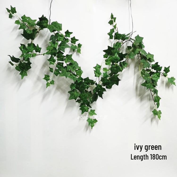 Artificial Spider Plant & Fern Hanging Decor - Trailing Green Vines for Wall & Ceiling