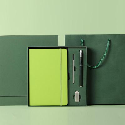 Custom Hardcover Logo Notebook with Gift Box Set