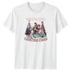 Wrangling Christmas Cheer Western Santa Horse Holidays Christmas Unisexs TShirt