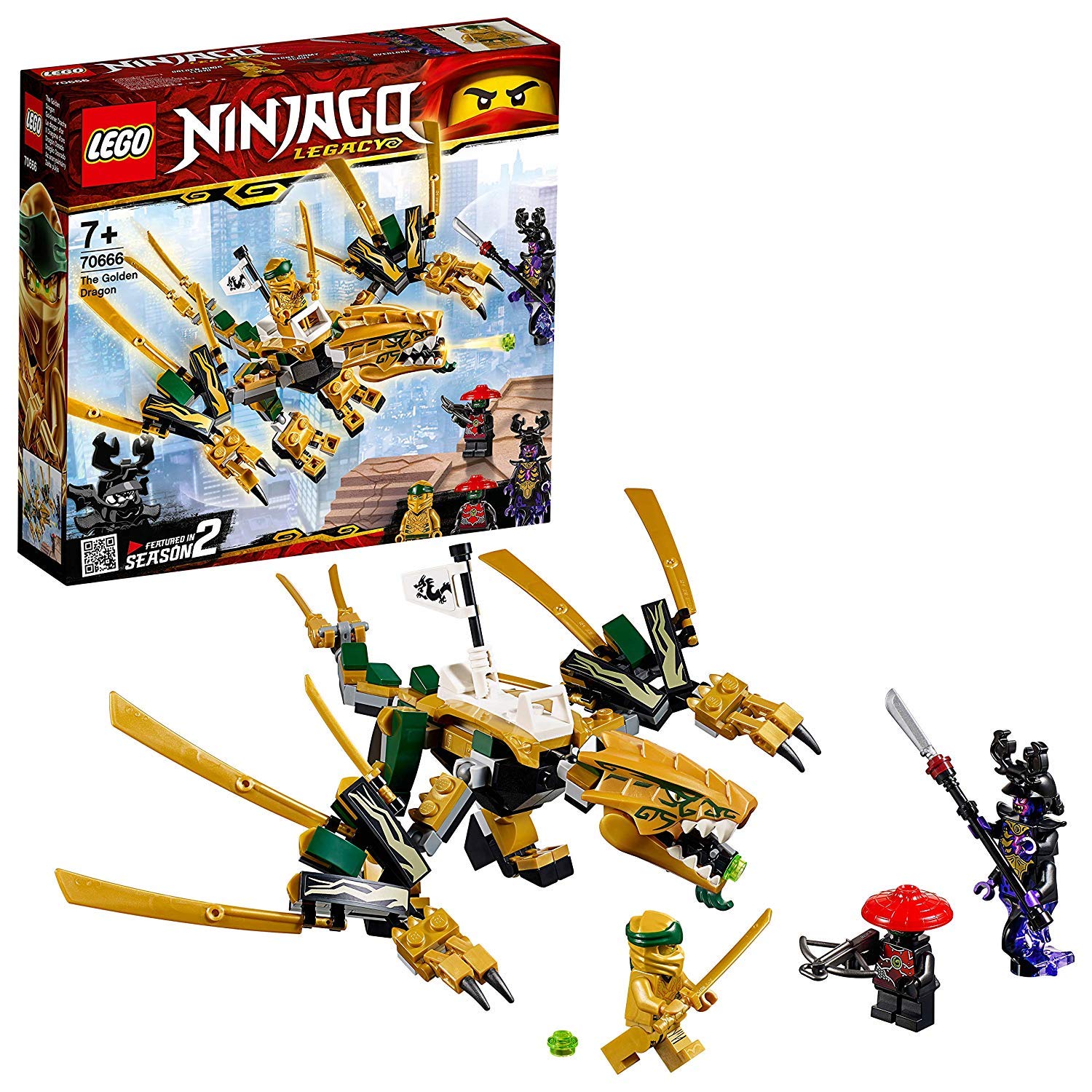 LEGO Ninjago Золотой Дракон 70666 Конструктор Игрушка для Мальчиков