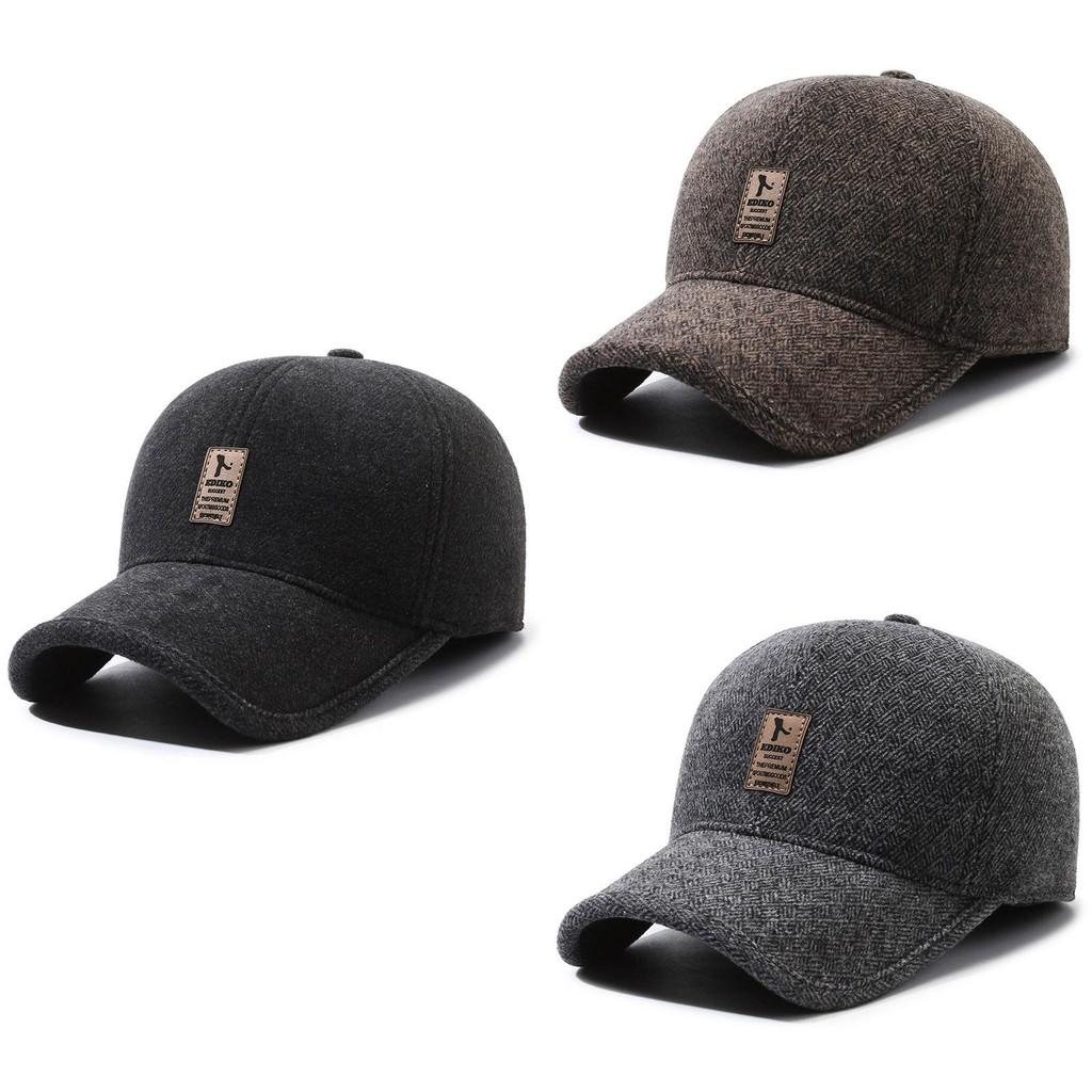 Retro French Style Men's Winter Cap With Sun Protection And Wind Resistance