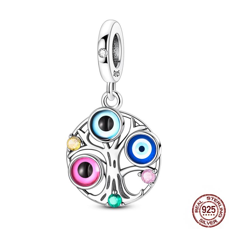 Copper Loveheart Charms Beads Cute Cat Panda Poker Phone Charm Pendant Fit Original Bracelet Diy Jewelry Women Gift