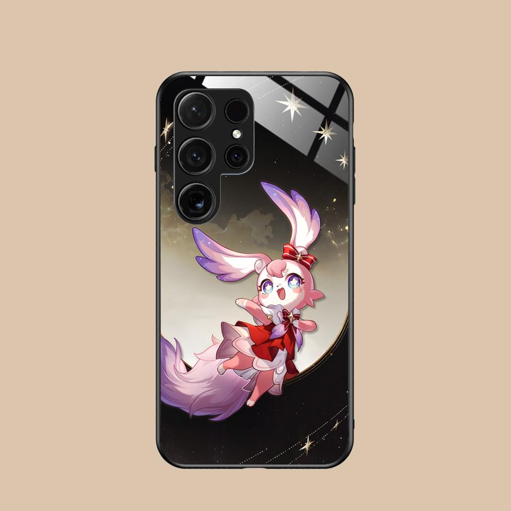 HSR Mem Glass Mobile Phone Case for Samsung Galaxy S26 S25 S24 S23 S22 S21 S20 Note20 Plus FE Ultra Colorful Cover