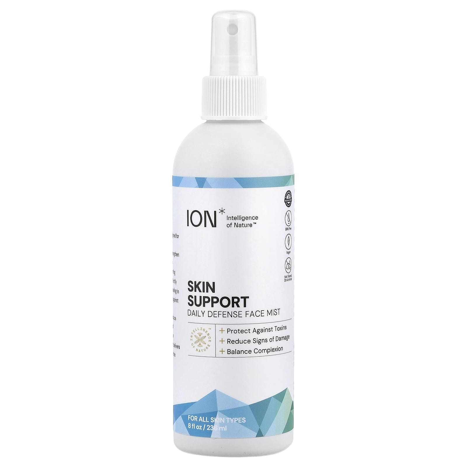 

ION Intelligence of Nature, Skin Support, Daily Defense Face Mist, All Skin Types, 236ml (8fl oz)