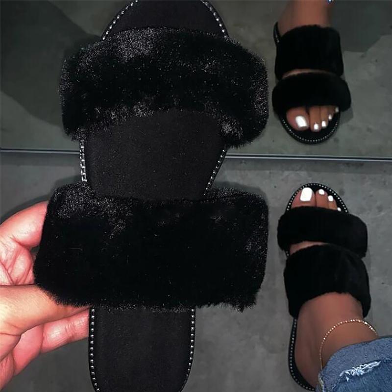 puma furry slides designer