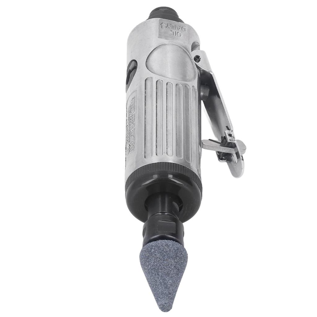 1/4in Air Die Grinder Kit Portable Pneumatic Polishing Grinding Machine Straight Handle 22000RPM