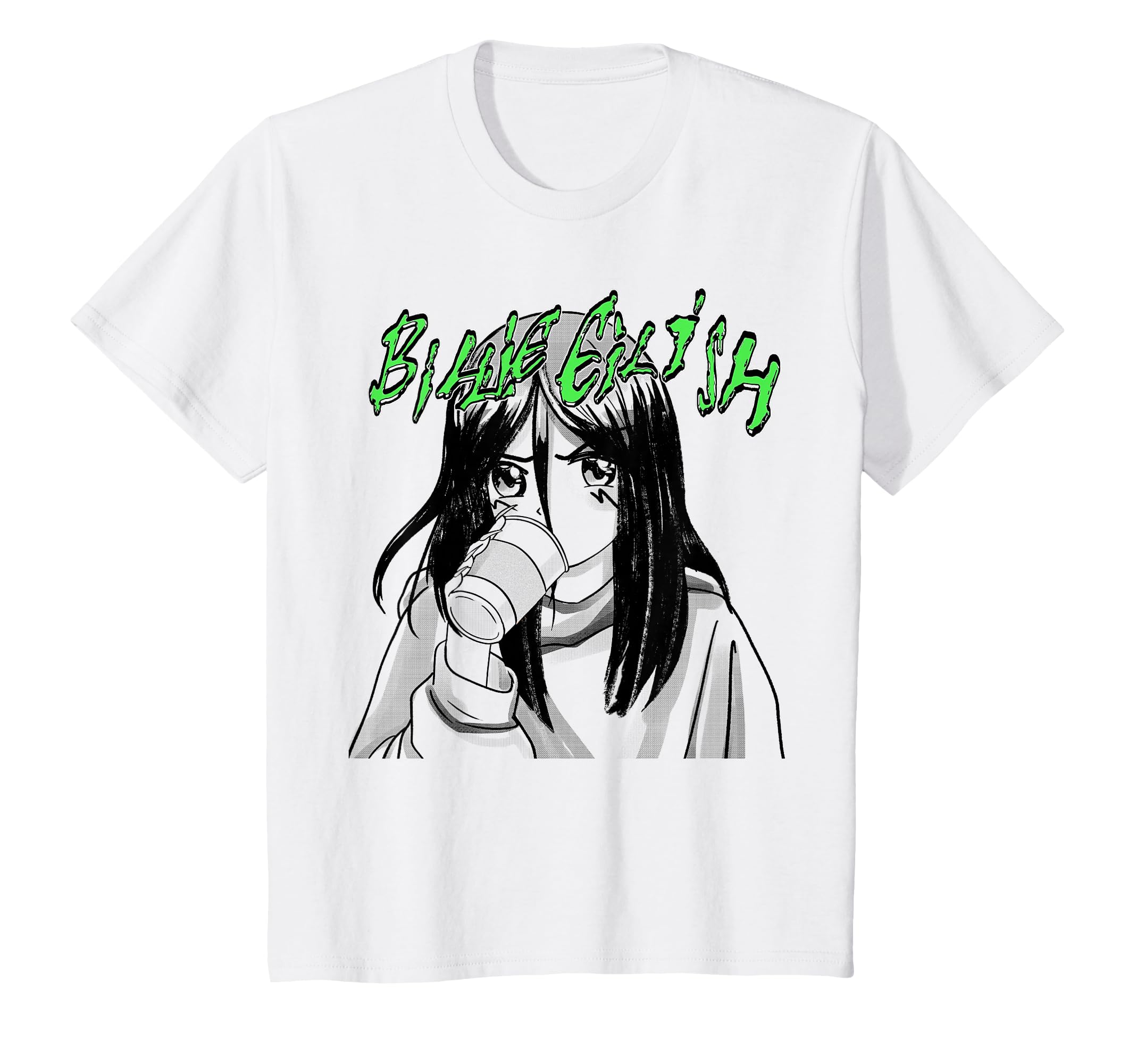 

Official Billie Eilish Coffee animation T-shirt.