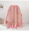 Four-Piece Backpack Set Color Block Student Schoolbag Large Capacity Women's Computer Travel Backpack