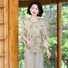 2026 Summer Stylish Loose Chiffon Two-Piece Set for Middle-Aged Women