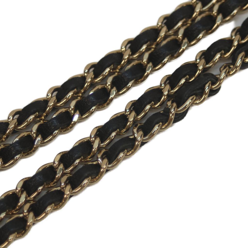 Chanel No. 31 AS3176 Black Lamb GHardware Mini Chain Bag Shoulder Bag blackUsed