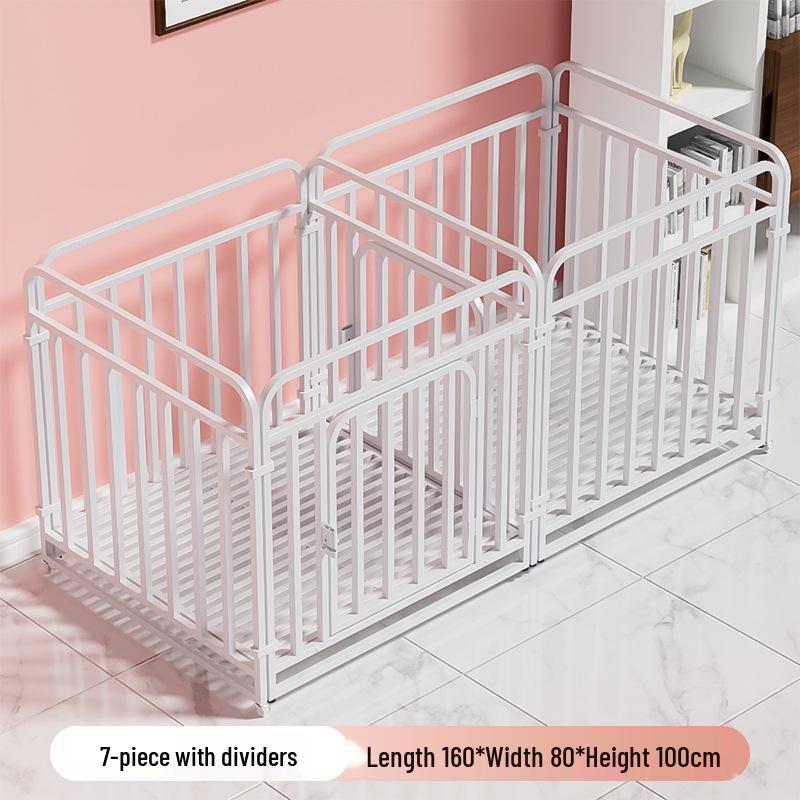 Indoor Pet Dog Cage - Freely Combinable Anti-Escape Fence for Small To Medium Dogs