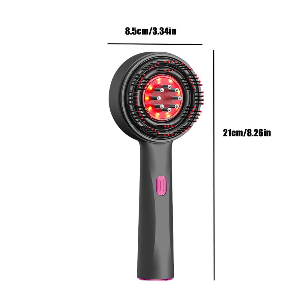 2 In 1 Electric Massage Comb VibrationScalp Massage Comb Hair Oil Applicator Hair Care Anti Hair Loss Comb Scalp Massager Brush