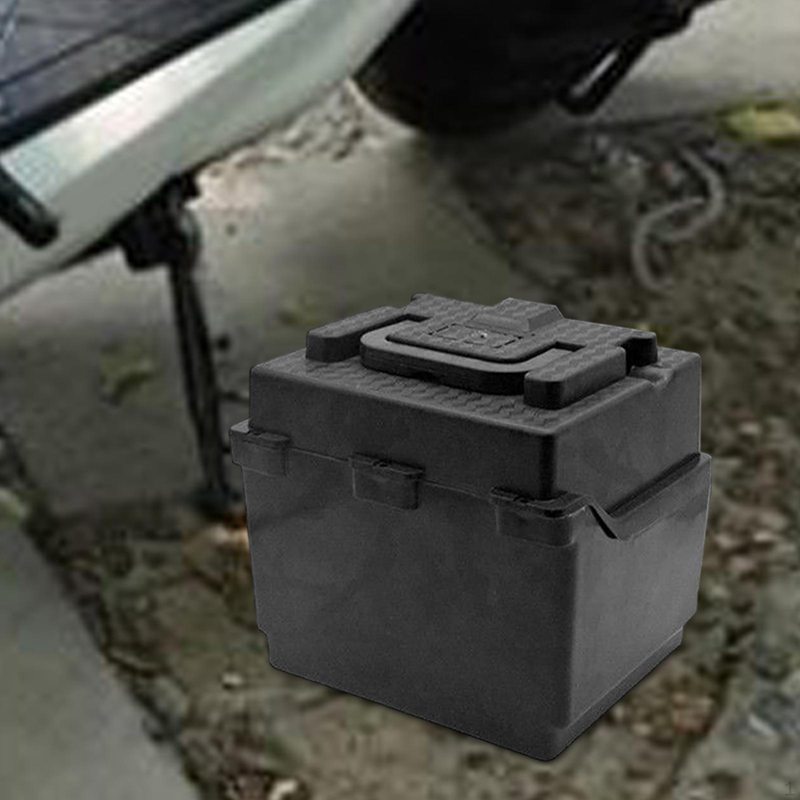 

Контейнер для аккумуляторной батареи, водонепроницаемый чехол для переноски, защита для хранения чёрный