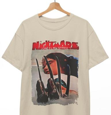 HOT Tričko Noční můra v Elm Street, Nancy Thompson Freddy Krueger, Filmové Unisex Unisex Tričko