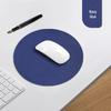 High-Quality White PU Leather Mouse Pad: Dirt-Resistant, Printable, and Round Design