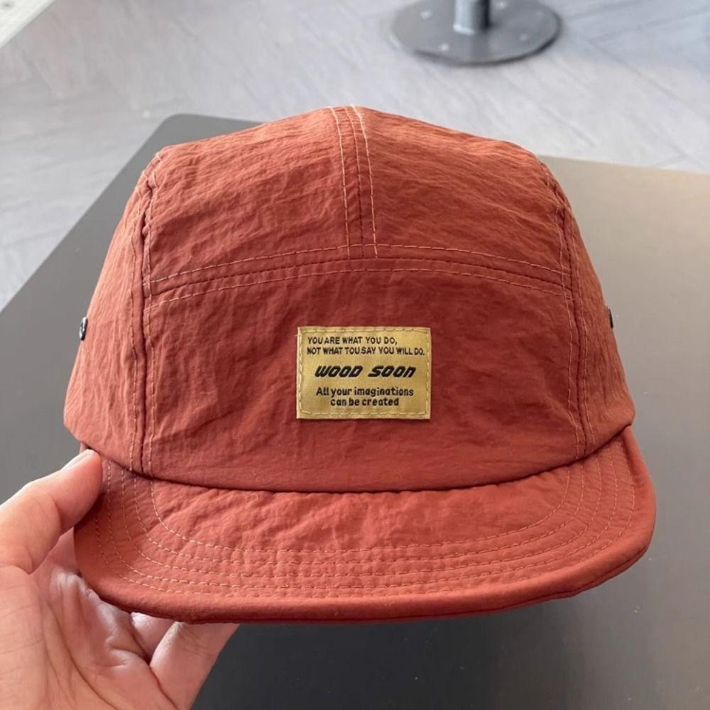 Cotton Casual Peaked Cap Breathable Quick-Drying Baseball Cap Short Brim Baseball Cap  Outdoor