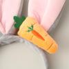 Cute Cartoon Rabbit Carrot Ear Headband - Autumn/Winter Hair Accessory
