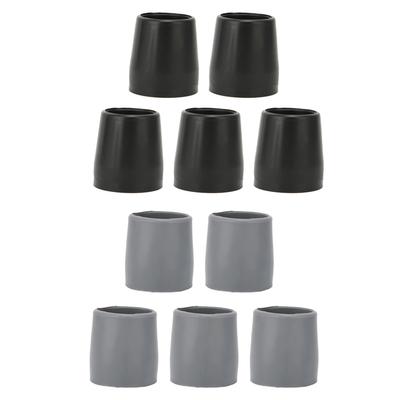 5 Pcs Crutch Tips Thick Rubber Single Angle Cane Foot Cane Walking Stick Crutch Foot Pad