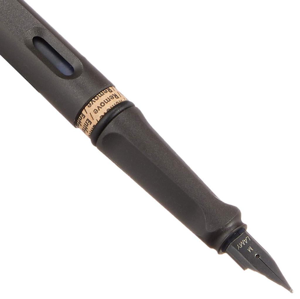 LAMY Fountain Safari Medium Converter Sold Officially Imported L17-M Pen, Black, Nib, Dual-Use, Separately,