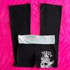 Womens Street Style Slim Fit Printed Casual Pants Elastic Waist Trousers